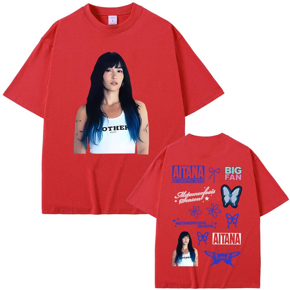 Singer Aitana Face Graphic Tshirt CUARTO AZUL Logo Print Tshirts Men Women Fashion Casual Oversized Short Sleeve Tops T Shirts S
Singer Aitana Face Graphic Tshirt CUARTO AZUL Logo Print Tshirts Men Women Fashion Casual Oversized Short Sleeve Tops T Shirts S