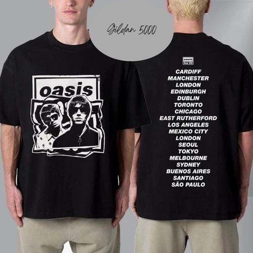 Oasis Live 25 World 25 Cut Out Photo Cities Tour Unisex Unisex T-Shirt L
Oasis Live 25 World 25 Cut Out Photo Cities Tour Unisex Unisex T-Shirt L
