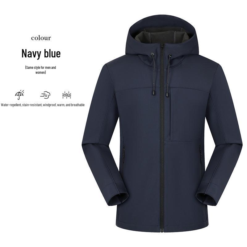 Unisex Windproof Waterproof Hooded Fleece Jacket for Autumn-Winter Mountaineering M
Unisex Windproof Waterproof Hooded Fleece Jacket for Autumn-Winter Mountaineering M