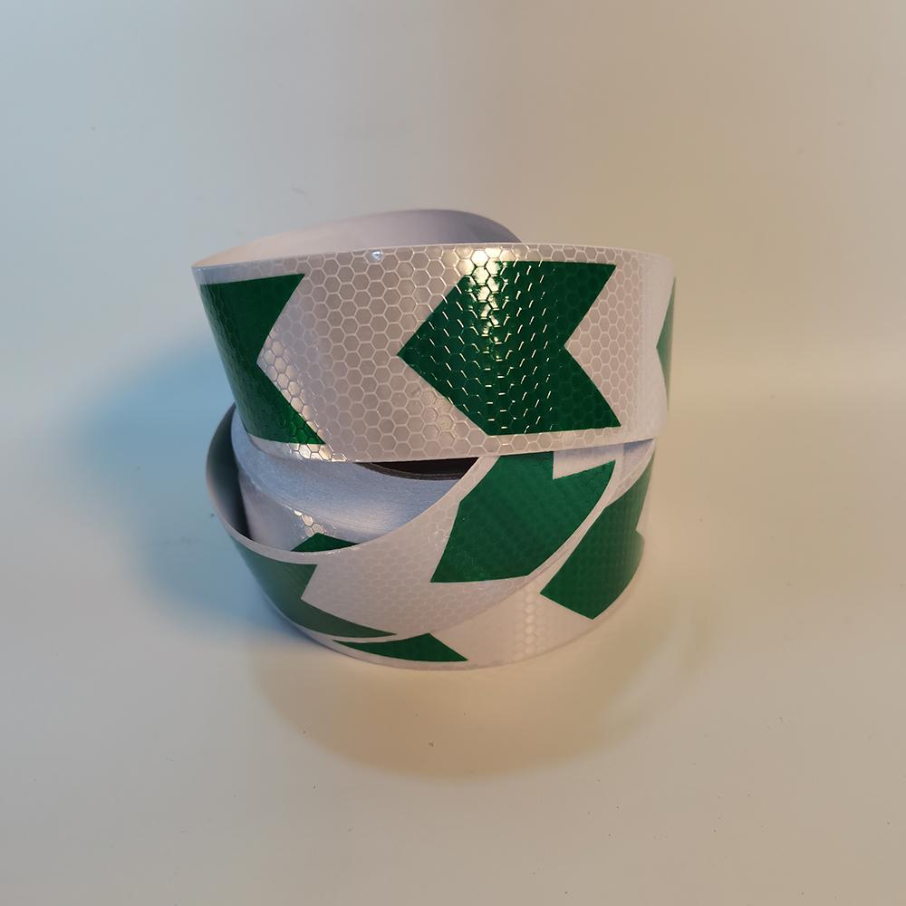 5cmm*25m Arrow Reflective Hazard Safety Warning Caution Tapes White-Green Reflectors Adhesive Stickers For Trailer Vehicle Stair
5cmm*25m Arrow Reflective Hazard Safety Warning Caution Tapes White-Green Reflectors Adhesive Stickers For Trailer Vehicle Stair