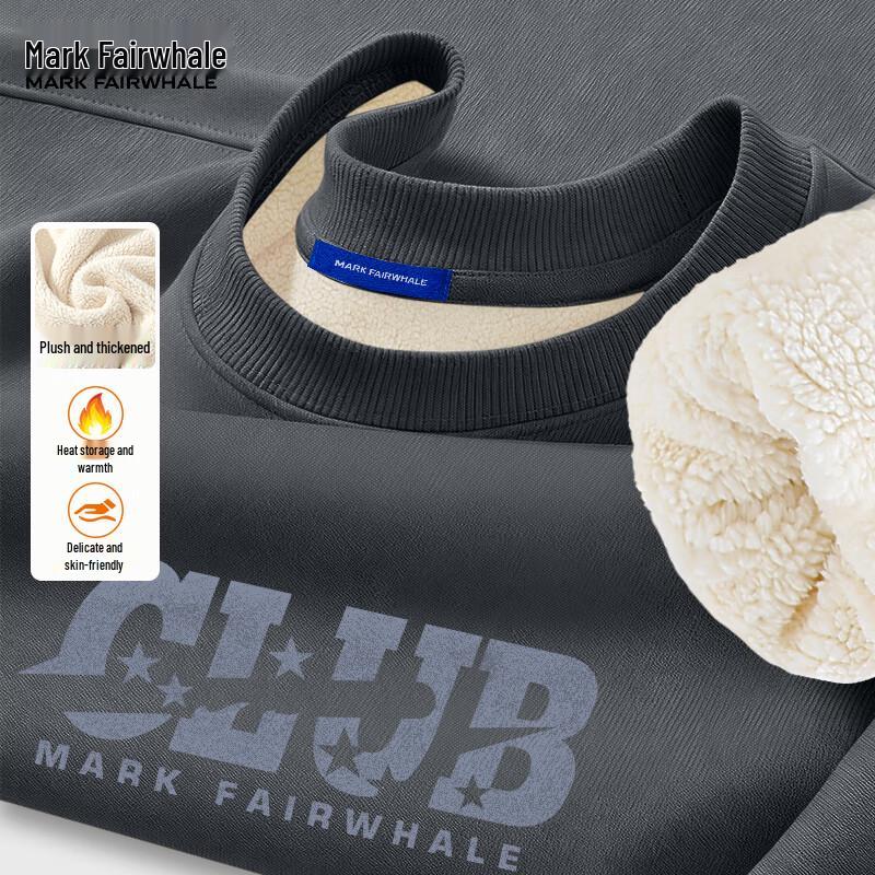 Mark Fairwhale Men s American Style Plush Lined Crewneck Sweatshirt M
Mark Fairwhale Men s American Style Plush Lined Crewneck Sweatshirt M