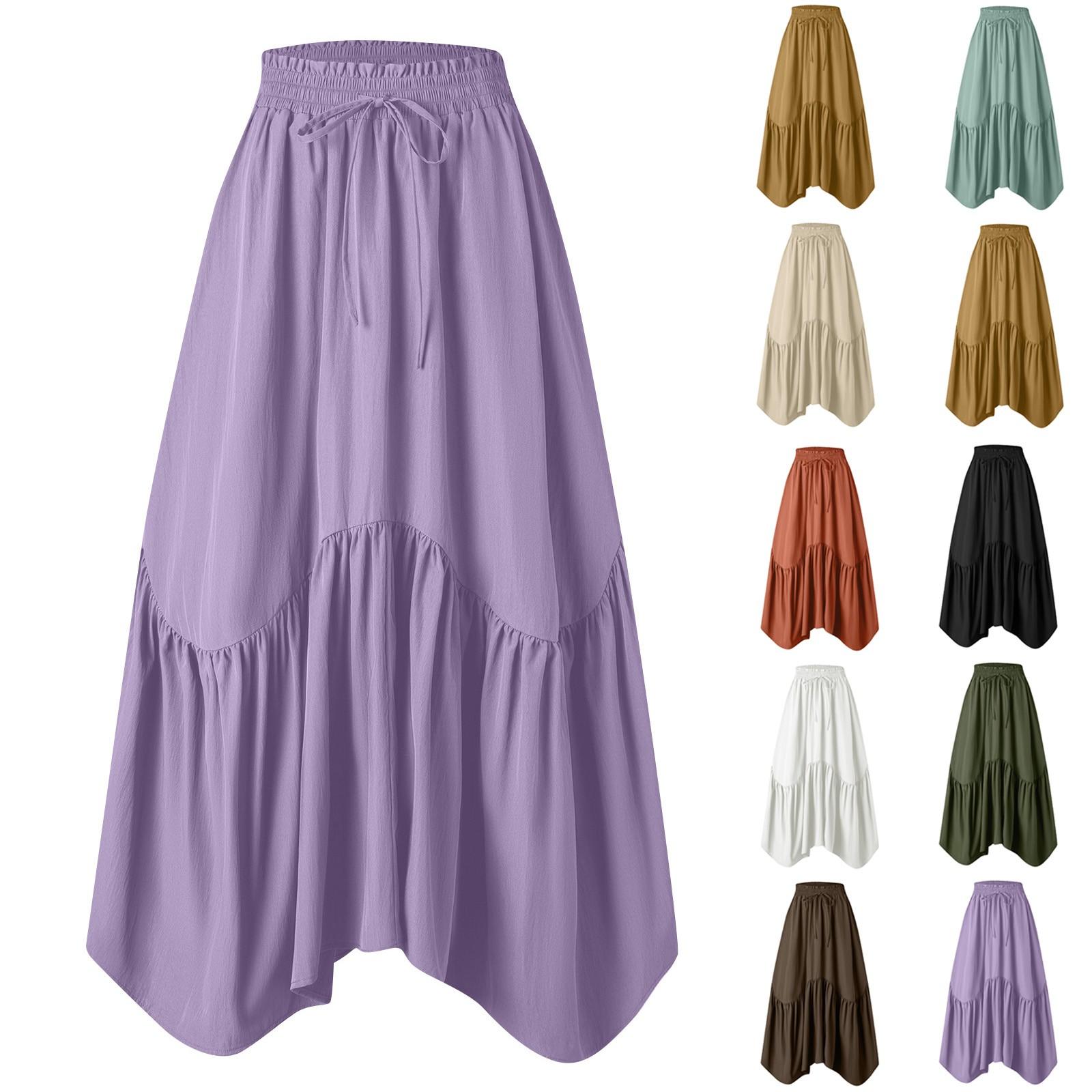 Women s Fashionable Retro High Waisted Long Skirt With Pockets L армія зелений колір
Women s Fashionable Retro High Waisted Long Skirt With Pockets L армія зелений колір