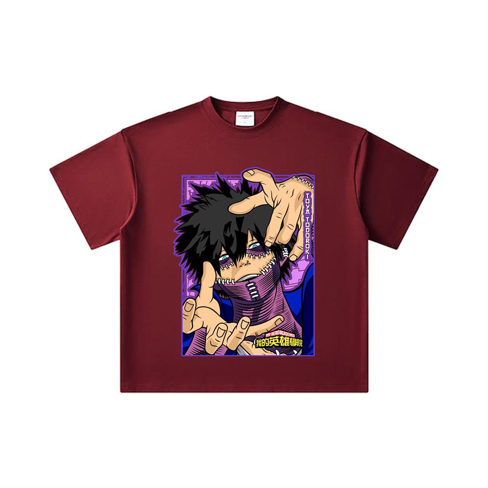 260 GSM Double Yarn 32 Count 100% Cotton My Hero Academia V17 Dabi Print Unisex Heavy Cotton T Shirt 2XL вина червоного кольору
260 GSM Double Yarn 32 Count 100% Cotton My Hero Academia V17 Dabi Print Unisex Heavy Cotton T Shirt 2XL вина червоного кольору