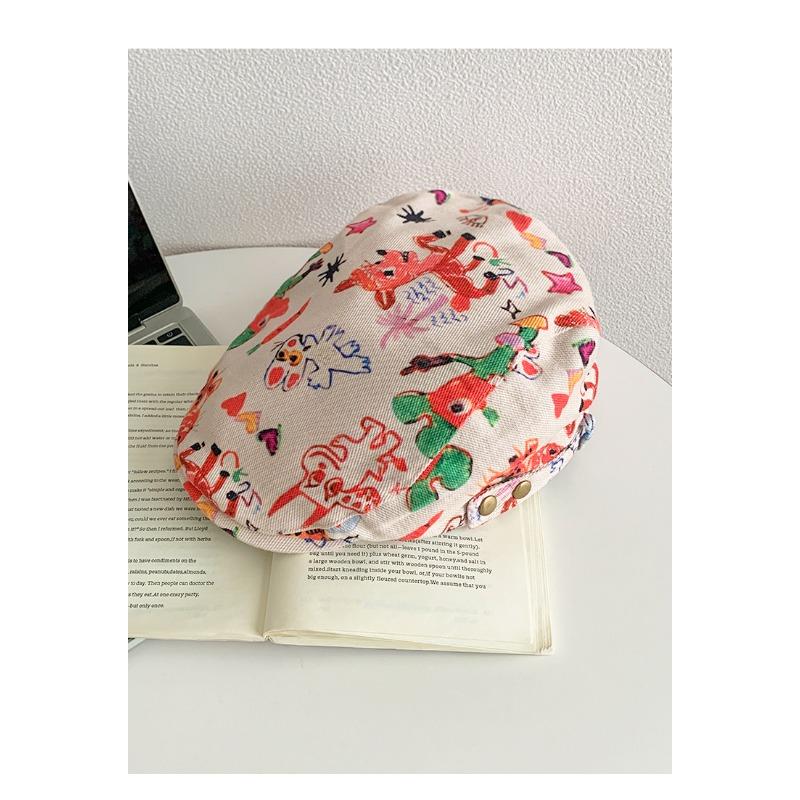 Милая кепка с граффити, женская, с ретро-беретом, забавная кепка художника с коротким козырьком, универсальная, модная M(56-58cm)
Милая кепка с граффити, женская, с ретро-беретом, забавная кепка художника с коротким козырьком, универсальная, модная M(56-58cm)