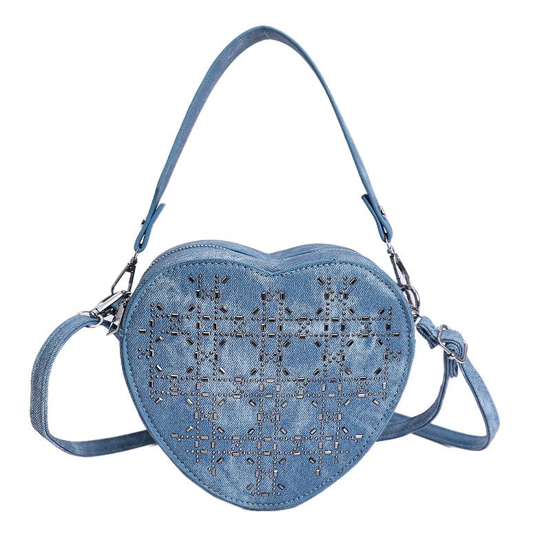 Mini love small bag summer niche design hand bag texture fashionable shoulder bag tide синій
Mini love small bag summer niche design hand bag texture fashionable shoulder bag tide синій