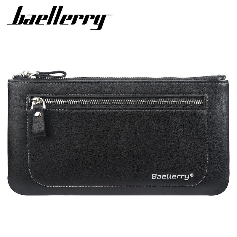 Мужской длинный кошелек Baellerry, европейская и американская сумка для мобильного телефона большой емкости на молнии, молодежный тонкий клатч
Мужской длинный кошелек Baellerry, европейская и американская сумка для мобильного телефона большой емкости на молнии, молодежный тонкий клатч