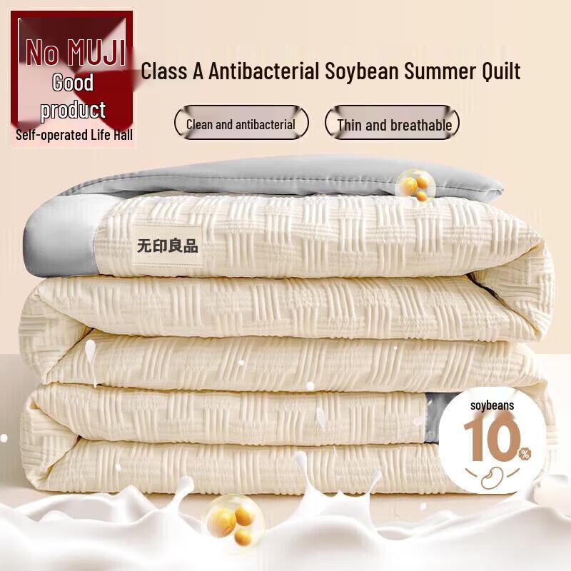 Muji 10% Soy Fiber Summer Quilt 200cm*230cm
Muji 10% Soy Fiber Summer Quilt 200cm*230cm