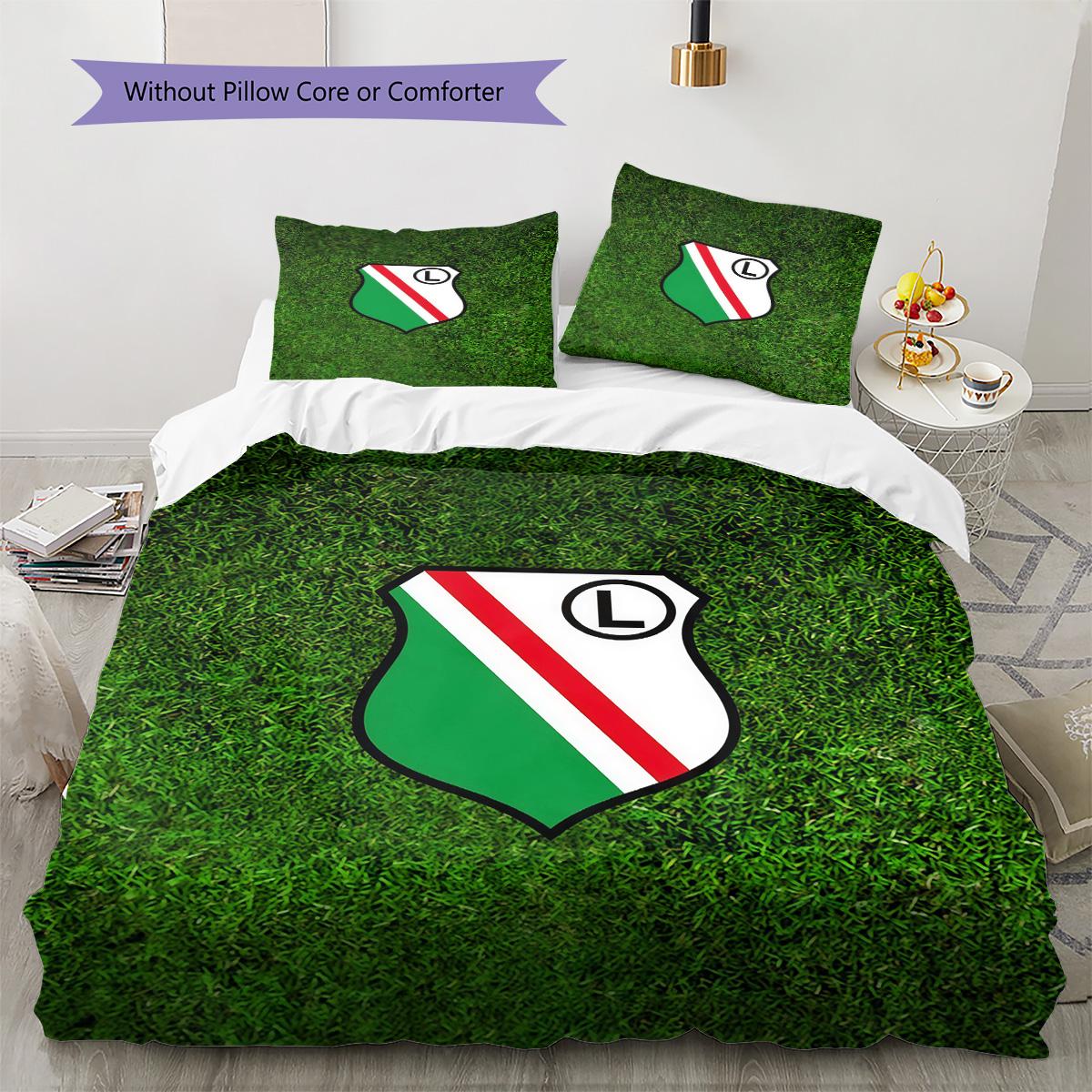 Legia Warszawa Pattern Bedding Set Quilt Cover Pillowcase Home Decor Gift (1 * duvet cover + 2 * pillowcase, without core) 135x200cm
Legia Warszawa Pattern Bedding Set Quilt Cover Pillowcase Home Decor Gift (1 * duvet cover + 2 * pillowcase, without core) 135x200cm