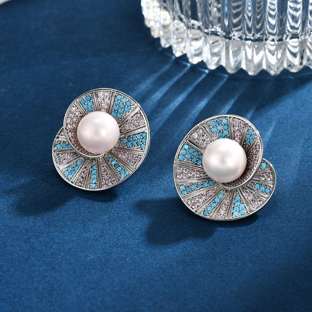Imitation Pearl Rhinestone Earrings Fully-jewelled Pearl Ear Studs Fashion Stud Earrings Gift серебряный
Imitation Pearl Rhinestone Earrings Fully-jewelled Pearl Ear Studs Fashion Stud Earrings Gift серебряный
