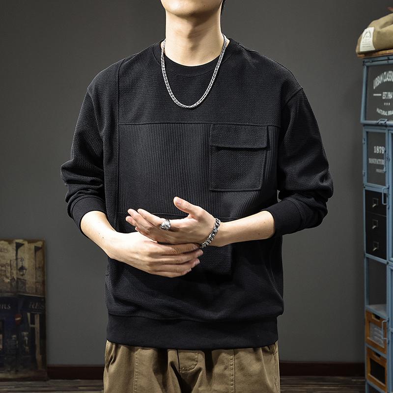 Осенний американский ретро-толстый свитер мужской с жаккардовыми полосками из флиса, свободный свитер большого размера с круглым вырезом M чёрный
Осенний американский ретро-толстый свитер мужской с жаккардовыми полосками из флиса, свободный свитер большого размера с круглым вырезом M чёрный