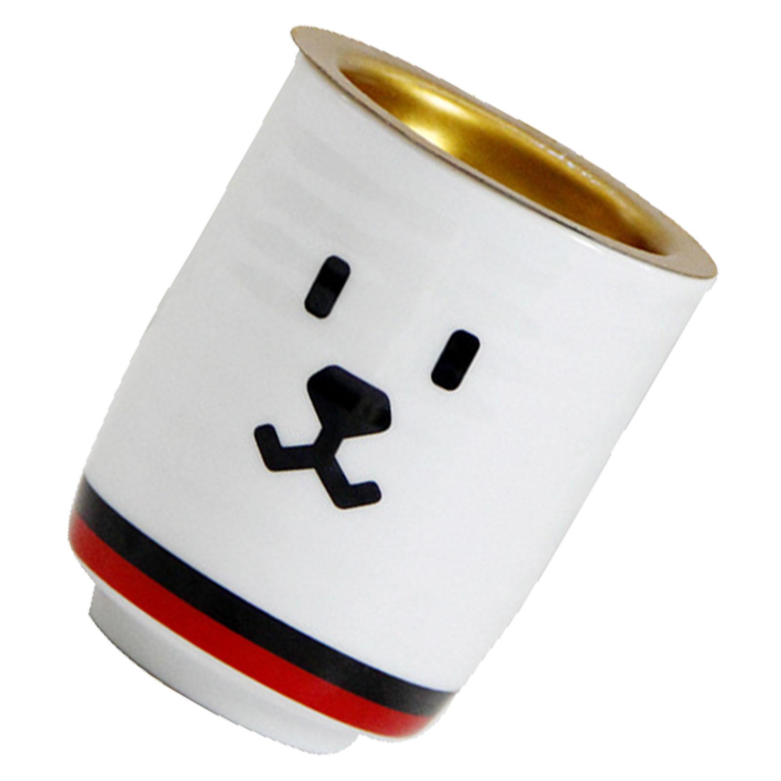 Курильница для благовоний Простая современная мультяшная милая белая кошачья мордочка с рисунком Керамическая курильница для благовоний