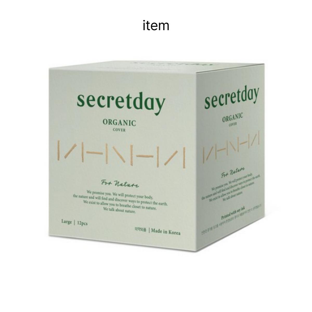 Secret Day For Nature Cotton Cover Sanitary Pads, Large Size, 12 Pads per Pack × 1 Pack
Secret Day For Nature Cotton Cover Sanitary Pads, Large Size, 12 Pads per Pack × 1 Pack