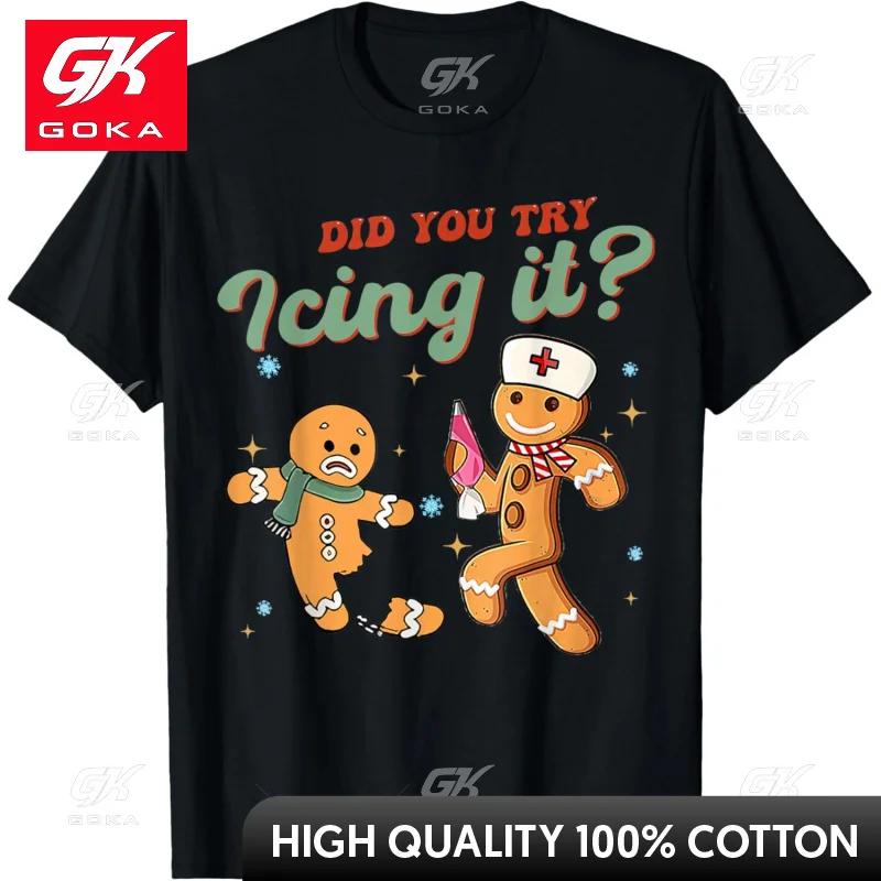 Interesting Christmas Nurse Gingerbread Unisexs T Shirt Tops Casual Garphic Clothing Cool Hip Hop Tops Tees Unisex Short Sleeve 4XL
Interesting Christmas Nurse Gingerbread Unisexs T Shirt Tops Casual Garphic Clothing Cool Hip Hop Tops Tees Unisex Short Sleeve 4XL