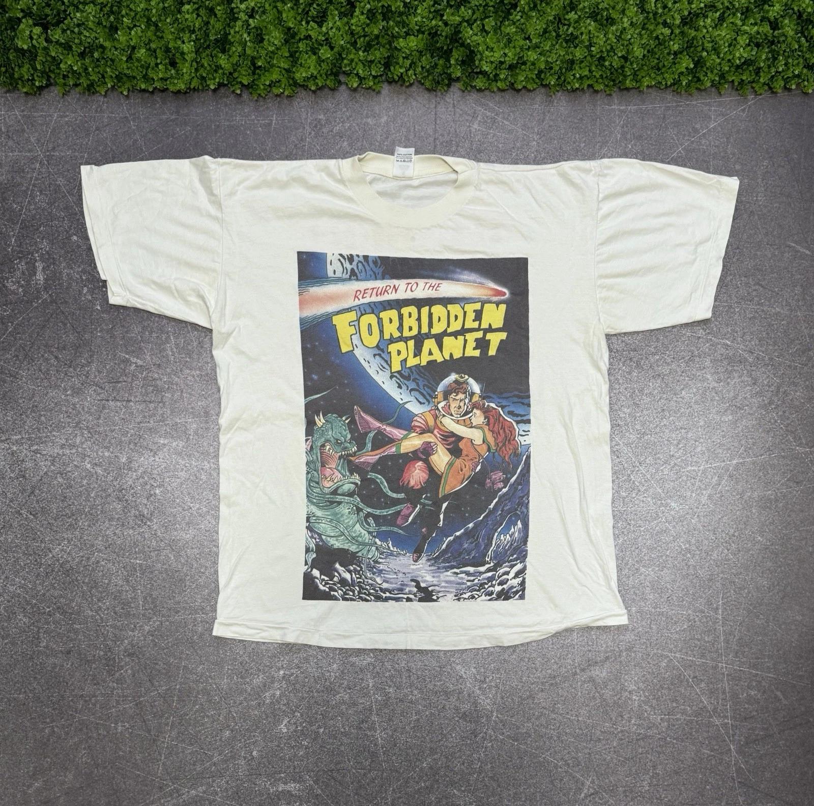 Vintage Return to Forbidden Planet 90s Reverse Polarity tee 3XL
Vintage Return to Forbidden Planet 90s Reverse Polarity tee 3XL