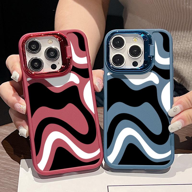 Мягкий чехол-подставка для линз Candy Color TPU для iPhone 16 Pro Max 15 14 Pro 13 12 11 с черно-белой полосой, противоударный матовый защитный чехол от падения iPhone 16 чёрный
Мягкий чехол-подставка для линз Candy Color TPU для iPhone 16 Pro Max 15 14 Pro 13 12 11 с черно-белой полосой, противоударный матовый защитный чехол от падения iPhone 16 чёрный