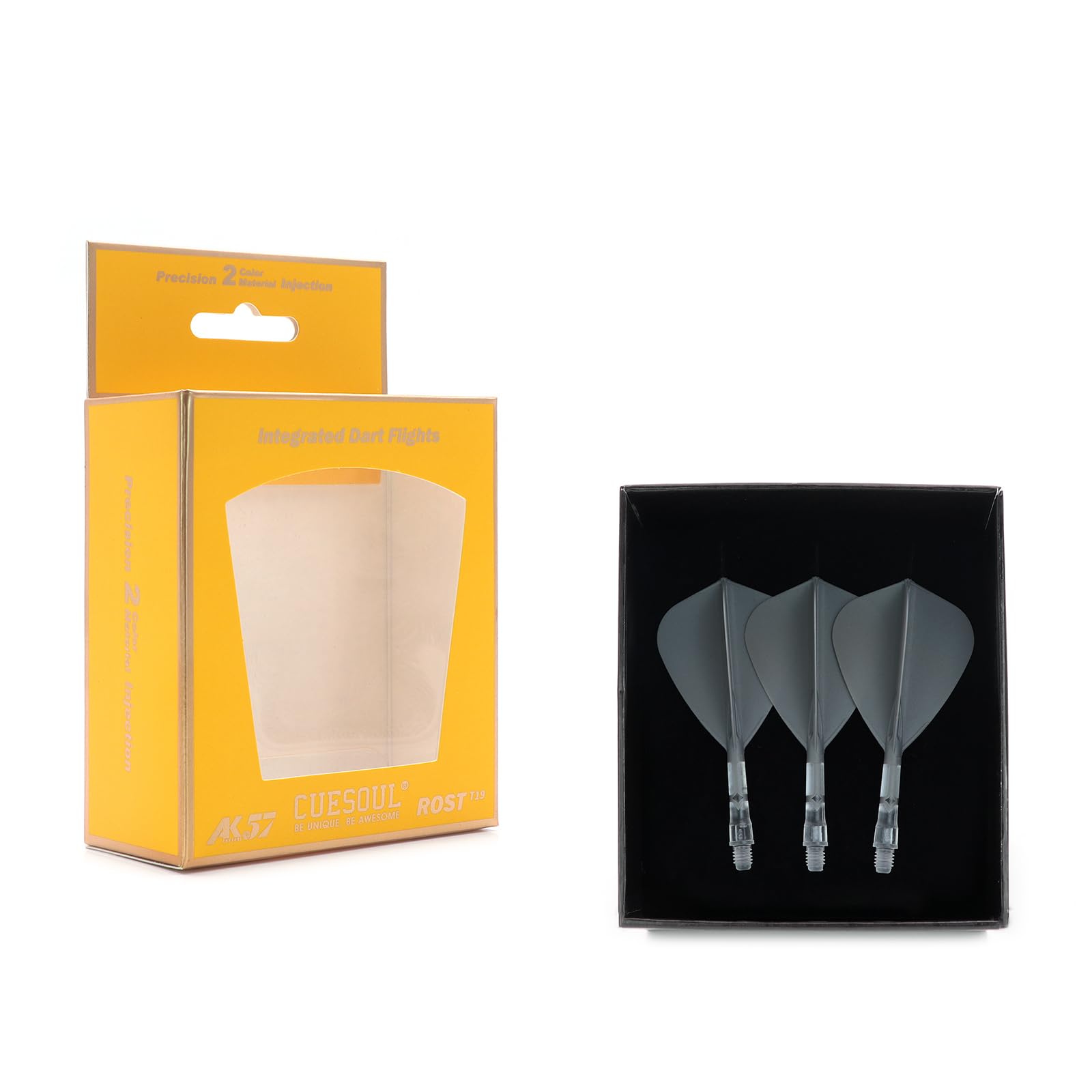 CUESOUL ROSTAK57 T19 Series Dual Material Mixed Shaft Integrated Flight Kite Shape Series Set of 3 Two-Tone (Gray) CS-AK57FZ11-8S сірий колір
CUESOUL ROSTAK57 T19 Series Dual Material Mixed Shaft Integrated Flight Kite Shape Series Set of 3 Two-Tone (Gray) CS-AK57FZ11-8S сірий колір