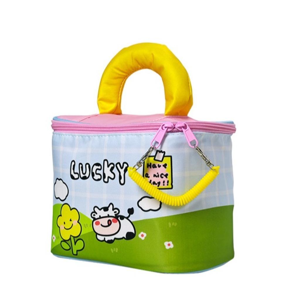 Cartoon House Shaped Cosmetic Pouch Large Capacity Handbag Portable Nylon Toiletry Bag Women Milk Cow
Cartoon House Shaped Cosmetic Pouch Large Capacity Handbag Portable Nylon Toiletry Bag Women Milk Cow
