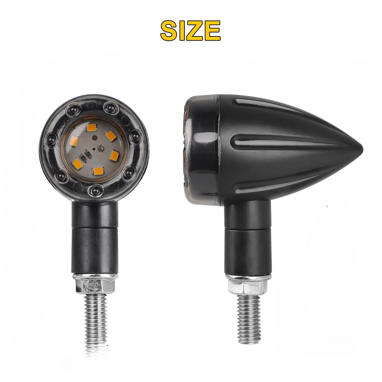 2PCS Motorcycle LED Lights - Amber/Red Turn Signal Brake Tail Indicator Bulbs for Motor Accessories чорний
2PCS Motorcycle LED Lights - Amber/Red Turn Signal Brake Tail Indicator Bulbs for Motor Accessories чорний