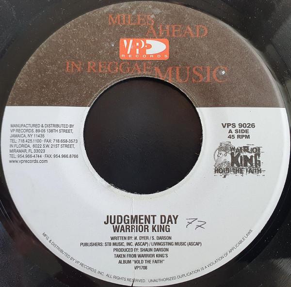 7inch Record WARRIOR KING - Judgement Day VPS9026 VP Records US Reggae, Ska & Dub Used
7inch Record WARRIOR KING - Judgement Day VPS9026 VP Records US Reggae, Ska & Dub Used
