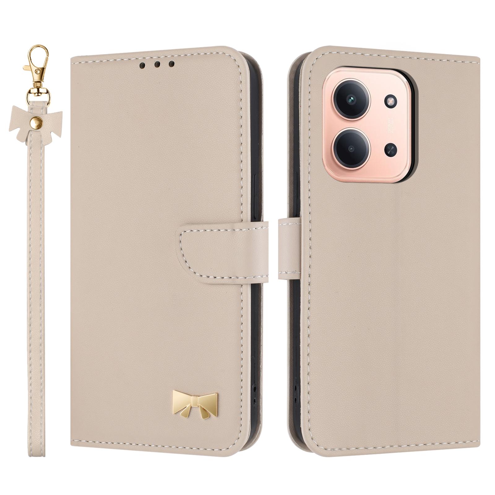 For Xiaomi Redmi 15C 4G (Global) (171mm)/Poco C85 4G (171mm) Case Bowknot Decor Wallet Leather Phone Cover with Wrist Strap
For Xiaomi Redmi 15C 4G (Global) (171mm)/Poco C85 4G (171mm) Case Bowknot Decor Wallet Leather Phone Cover with Wrist Strap
