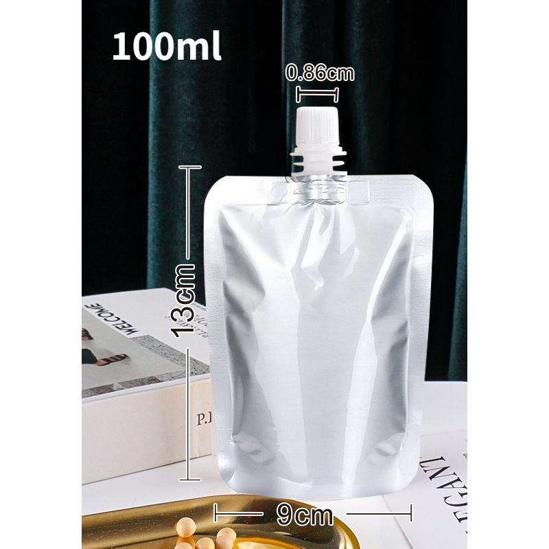 Avoid Light and Withstand High Temperatures Liquid Packaging Bag Aluminum Foil Self-supporting Suction Nozzle Pocket Coffee Beverage Jam Sealed Bags 100ml mouth 0.86cm 100pcs
Avoid Light and Withstand High Temperatures Liquid Packaging Bag Aluminum Foil Self-supporting Suction Nozzle Pocket Coffee Beverage Jam Sealed Bags 100ml mouth 0.86cm 100pcs