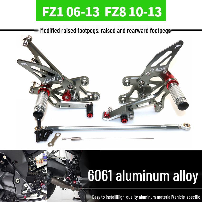 Yamaha FZ1 06-13, FZ8 10-13 Racing Style Raised Footpegs Assembly Black
Yamaha FZ1 06-13, FZ8 10-13 Racing Style Raised Footpegs Assembly Black