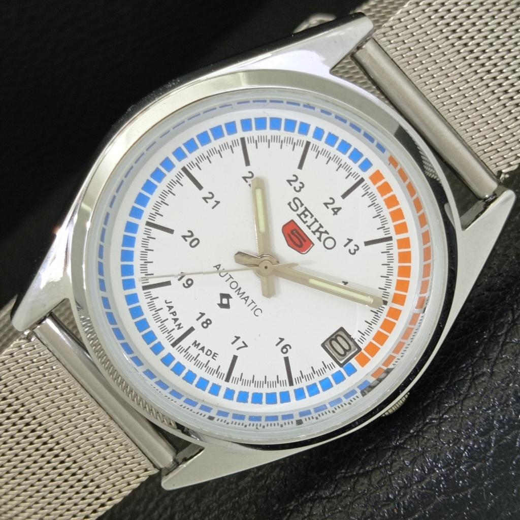REFURBISHED VINTAGE SEIKO 5 AUTOMATIC JAPAN MENS WHITE DIAL WATCH a500166-2 R151a-a500166
REFURBISHED VINTAGE SEIKO 5 AUTOMATIC JAPAN MENS WHITE DIAL WATCH a500166-2 R151a-a500166