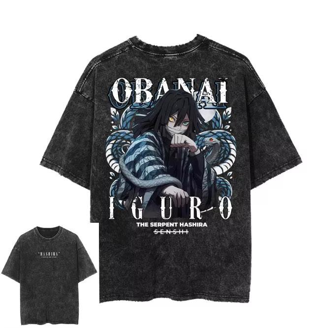 Anime Demon Slayer T Shirt Iguro Obanai Tshirt Men Women Clothes Vintage Washed Streetwear Short Sleeve Cotton Loose L
Anime Demon Slayer T Shirt Iguro Obanai Tshirt Men Women Clothes Vintage Washed Streetwear Short Sleeve Cotton Loose L