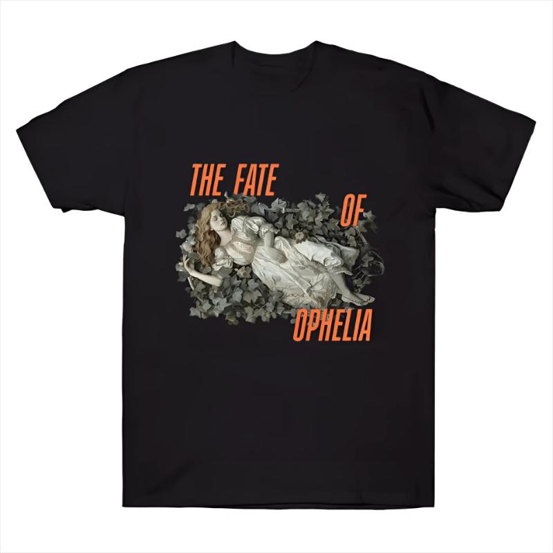 Unisex pure cotton casual Tshirt from the album Ophelias Fate and Life of a Showgirl Casual summer shortsleeved top S
Unisex pure cotton casual Tshirt from the album Ophelias Fate and Life of a Showgirl Casual summer shortsleeved top S