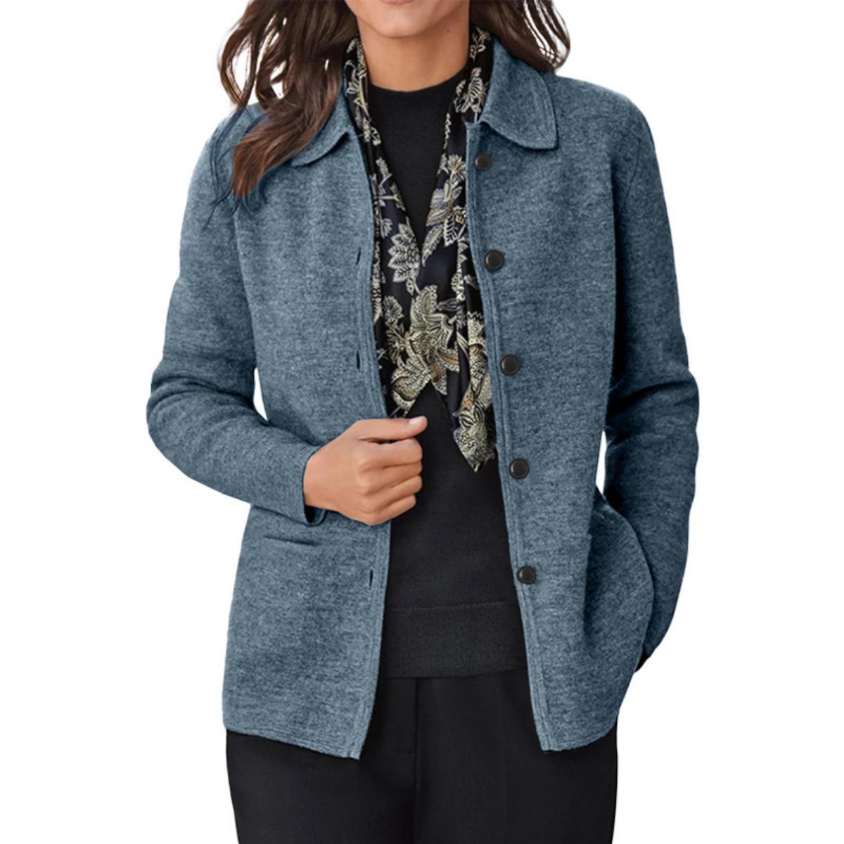 Women s Solid Color Long Sleeve Button Down Shirt Turn-down Collar Blouse With Pocket Autumn Winter Casual Top For Europe America XXL синій
Women s Solid Color Long Sleeve Button Down Shirt Turn-down Collar Blouse With Pocket Autumn Winter Casual Top For Europe America XXL синій