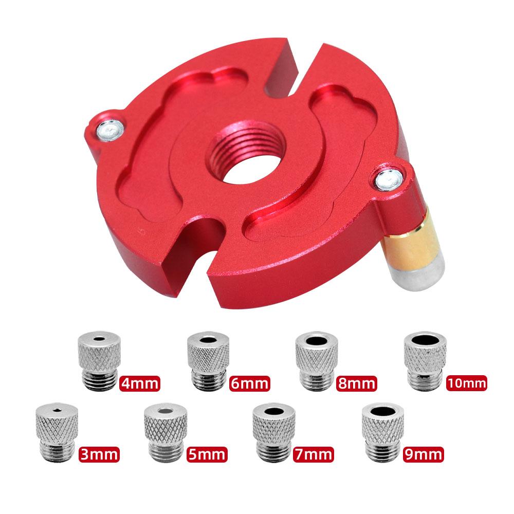 3-10mm Wood Dowel Jig Kit Fast-splicing Vertical Hole Jig Drill Guide Locator Aluminum Alloy Self-Centering Punching Hole Tools
3-10mm Wood Dowel Jig Kit Fast-splicing Vertical Hole Jig Drill Guide Locator Aluminum Alloy Self-Centering Punching Hole Tools