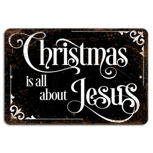 Rustic Holiday Reminder Christmas is All About JesusAluminumtin sign 20x30cm(7.8x11.8inch)
Rustic Holiday Reminder Christmas is All About JesusAluminumtin sign 20x30cm(7.8x11.8inch)