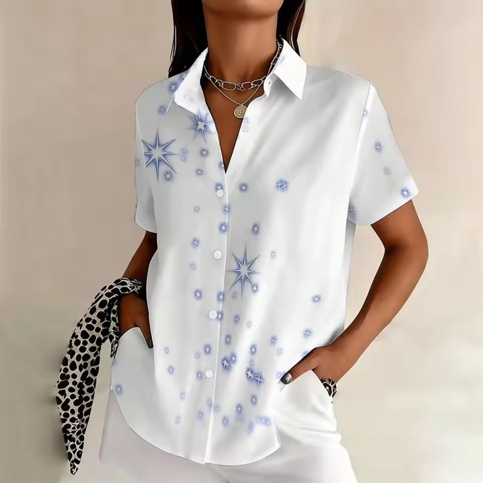 Plus Size Women s Printed Shirt, Summer Comfortable Regular Loose Fit, Commuting & Casual Versatile Shirt 6XL
Plus Size Women s Printed Shirt, Summer Comfortable Regular Loose Fit, Commuting & Casual Versatile Shirt 6XL