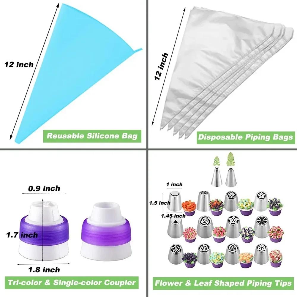 8/27 PCS Set of DIY Baking Tools for Russian Piping Nozzles Stainless Steel Piping Nozzle Set Candy Decoration Baking Cake Tools
8/27 PCS Set of DIY Baking Tools for Russian Piping Nozzles Stainless Steel Piping Nozzle Set Candy Decoration Baking Cake Tools