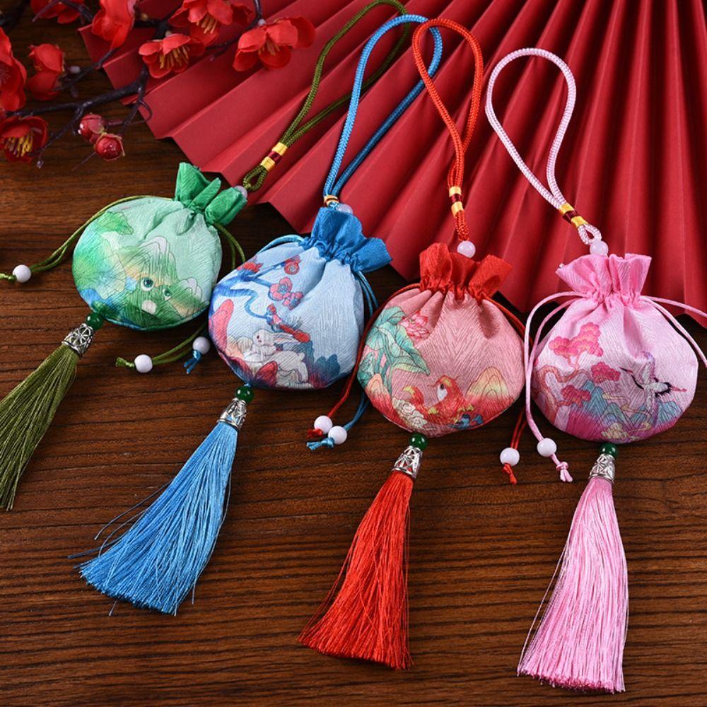 Brocade Tassel Drawstring Bag Empty Jewelry Storage Bag Dragon Boat Festival Sachet Girl
Brocade Tassel Drawstring Bag Empty Jewelry Storage Bag Dragon Boat Festival Sachet Girl