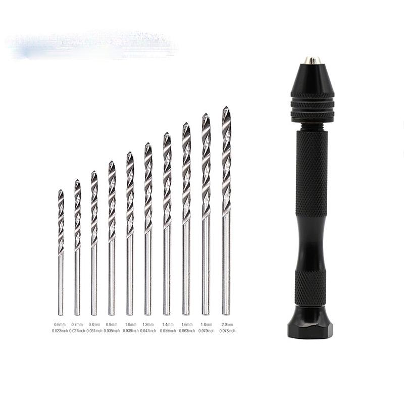 10 шт. Сверла для жареных пончиков для деревообработки, ротационные инструменты для сверления деревянных отверстий, мини-набор инструментов с черным ручным спиральным сверлом
10 шт. Сверла для жареных пончиков для деревообработки, ротационные инструменты для сверления деревянных отверстий, мини-набор инструментов с черным ручным спиральным сверлом