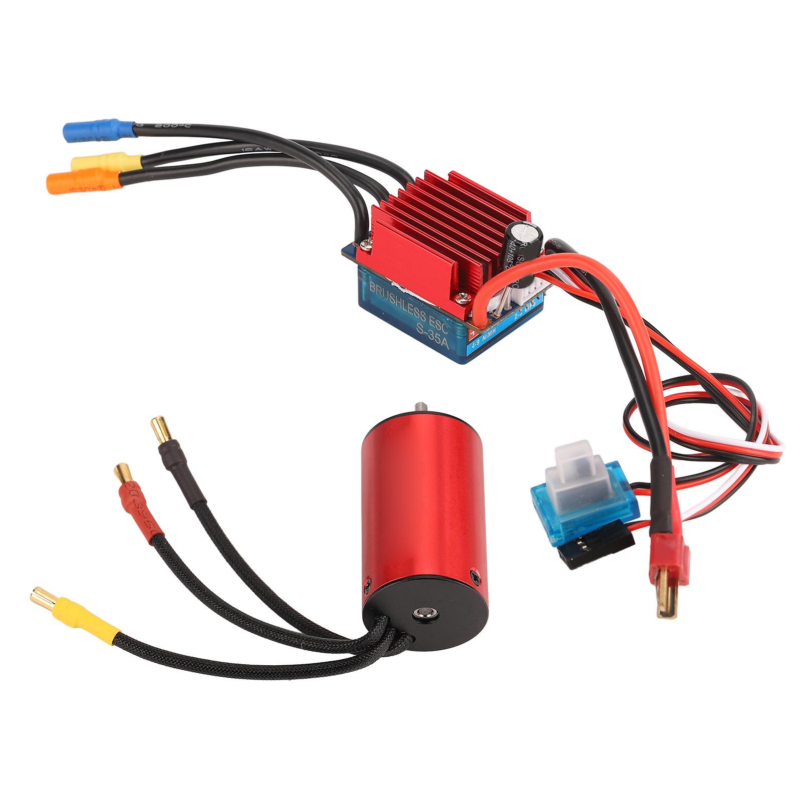 S2845 5900KV Aluminum Alloy Brushless Waterproof Motor with 35A Brushless ESC for Traxxas 1/12 Remote Controll Car
S2845 5900KV Aluminum Alloy Brushless Waterproof Motor with 35A Brushless ESC for Traxxas 1/12 Remote Controll Car