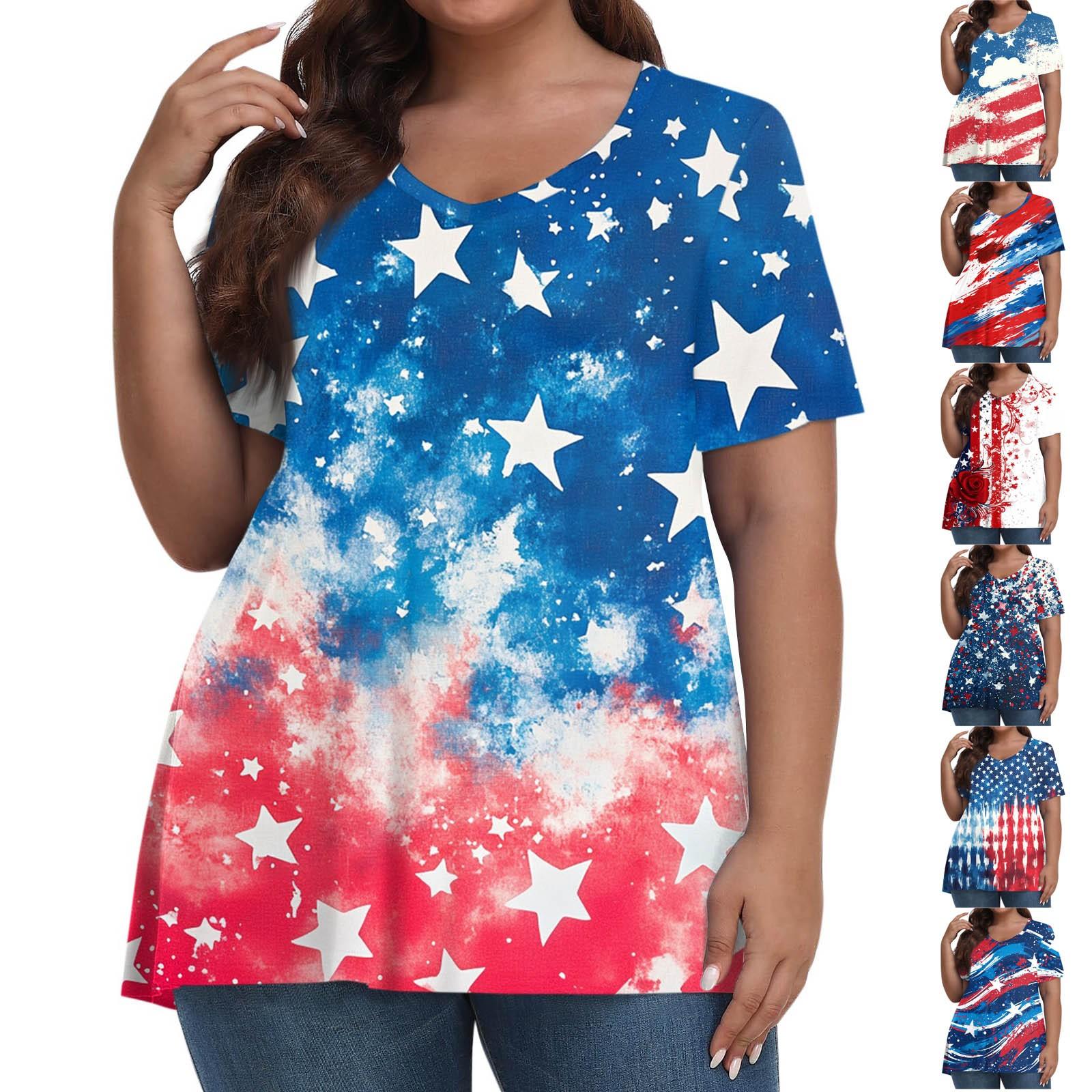 Women s Fashion Casual V-Neck Pullover Short Sleeve Large Size Printed T-Shirt Top XXL синій
Women s Fashion Casual V-Neck Pullover Short Sleeve Large Size Printed T-Shirt Top XXL синій