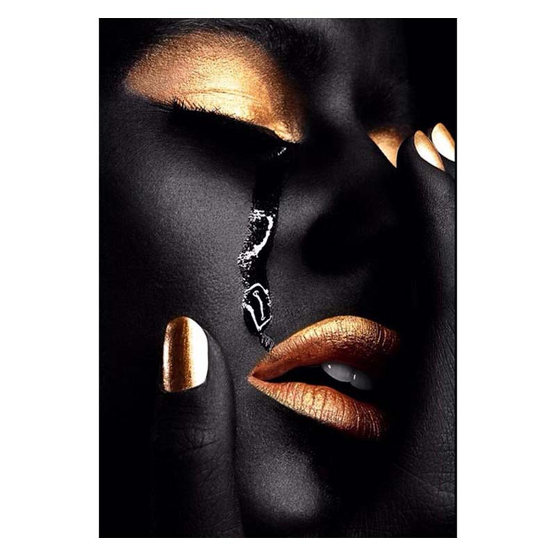 Африканская женщина, черный и золотой портрет, холст, картины, печать плакатов, настенная художественная картина, домашний декор для гостиной, без рамки 40x60cm
Африканская женщина, черный и золотой портрет, холст, картины, печать плакатов, настенная художественная картина, домашний декор для гостиной, без рамки 40x60cm