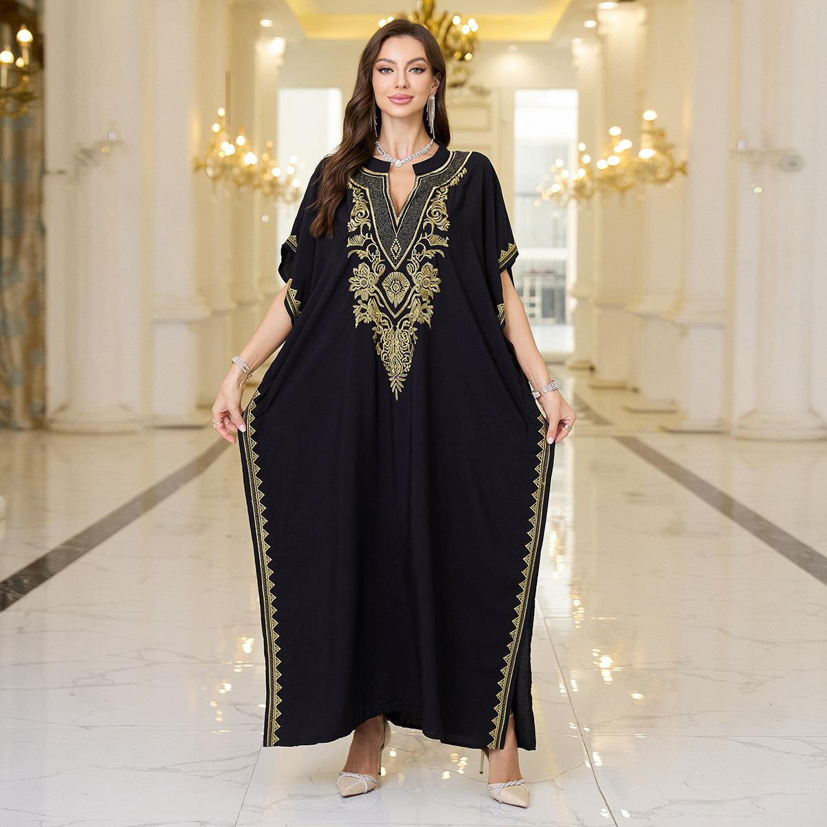 Женская мода лето весна цветочный узор принт рукава 1/2 V-образный вырез свободная талия повседневные платья Size: One Size
Женская мода лето весна цветочный узор принт рукава 1/2 V-образный вырез свободная талия повседневные платья Size: One Size