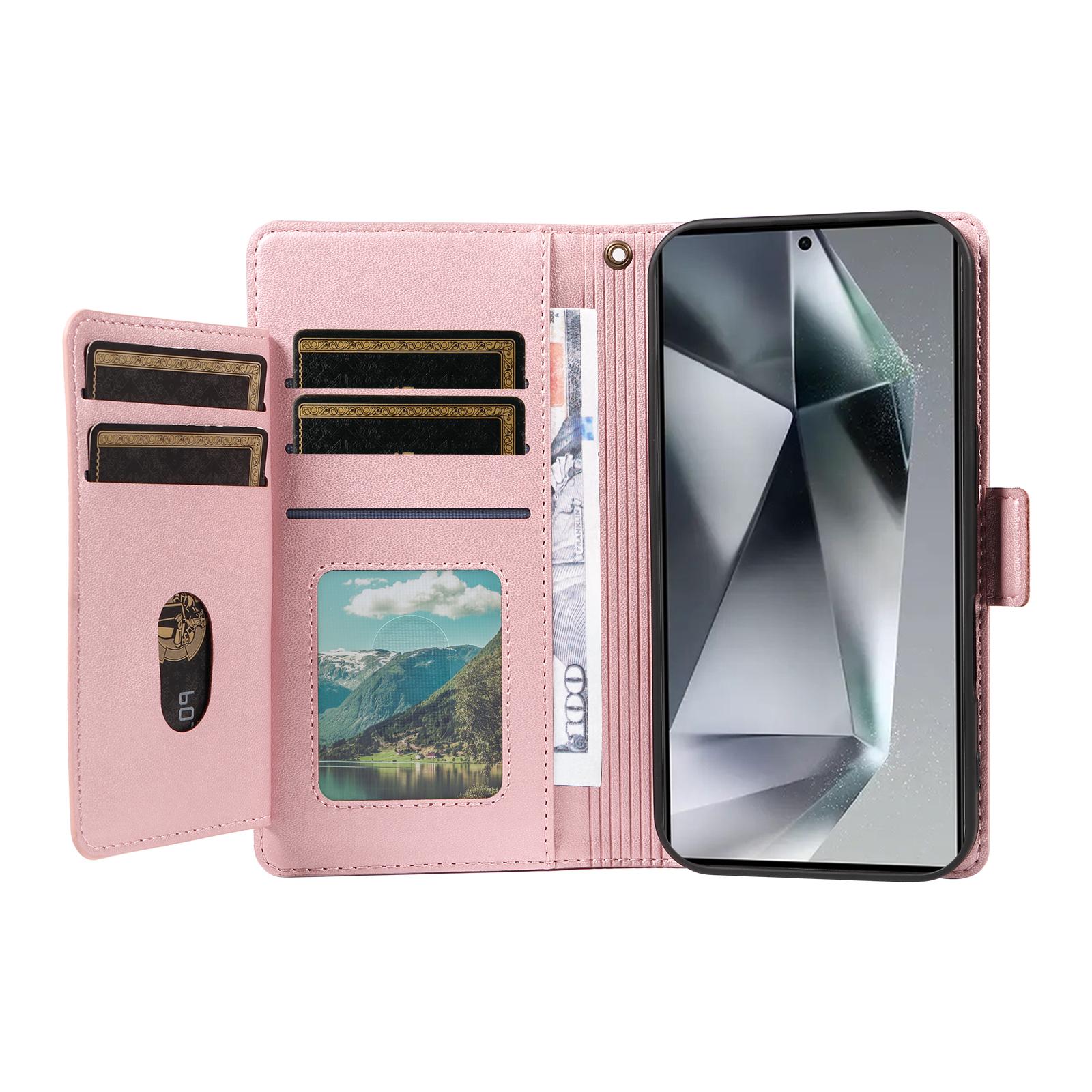 For Samsung Galaxy S25 Ultra Case with Multi-Card Holder and Strap PU Leather Phone Cover Stand Green
For Samsung Galaxy S25 Ultra Case with Multi-Card Holder and Strap PU Leather Phone Cover Stand Green