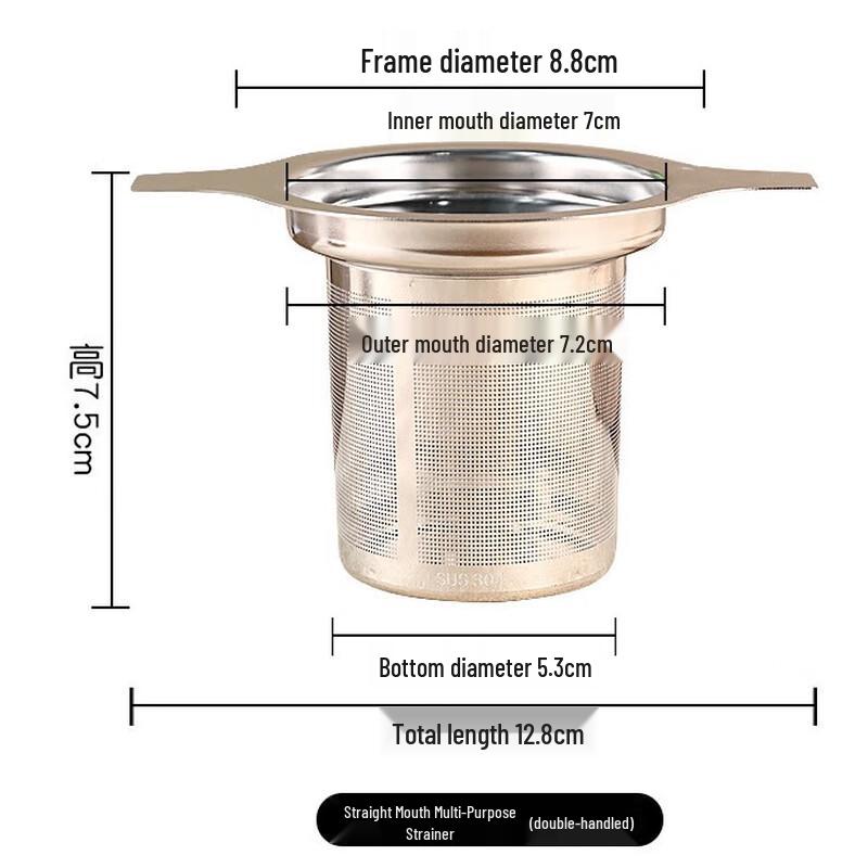 304 Stainless Steel Tea Infuser with Lid & Double Handles (3-Pack)
304 Stainless Steel Tea Infuser with Lid & Double Handles (3-Pack)