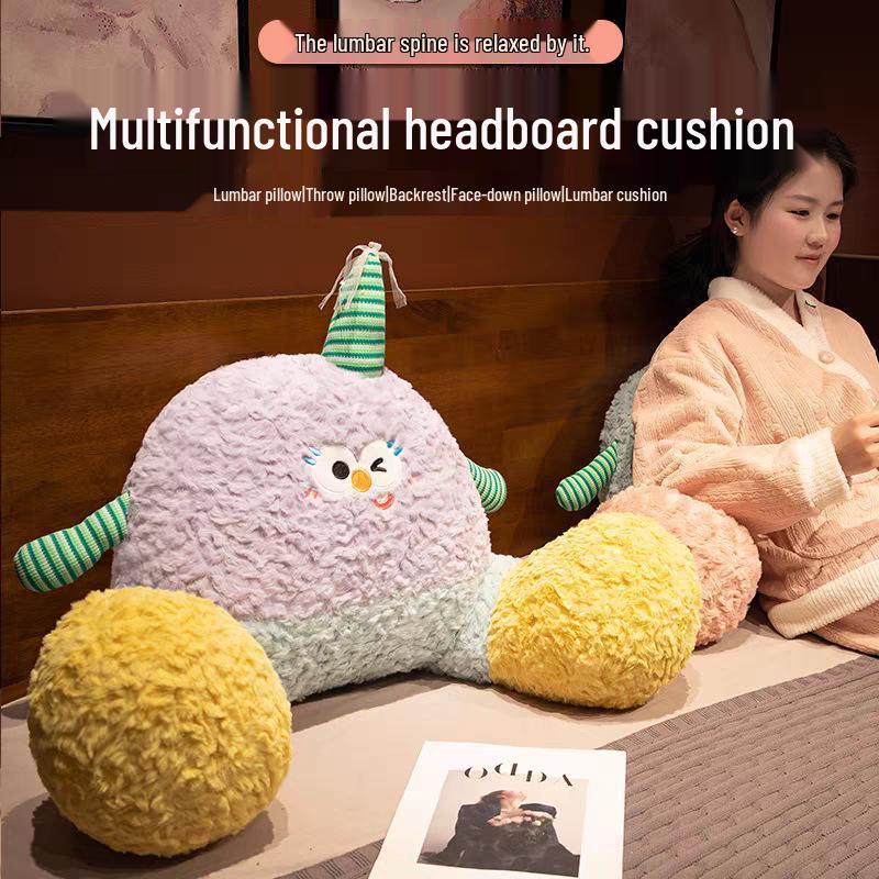 Cartoon Big Foot Headboard Pillow: Cute Lumbar Support Cushion for Sofa, Chair, Dorm, Office, and Backrest Small 65*30cm 0.85kg жёлтый
Cartoon Big Foot Headboard Pillow: Cute Lumbar Support Cushion for Sofa, Chair, Dorm, Office, and Backrest Small 65*30cm 0.85kg жёлтый