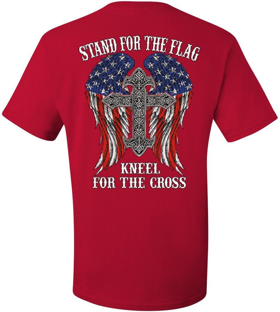 Stand for The Flag Kneel for The Cross T-Shirt Patriot Political Tee 5XL різнокольоровий
Stand for The Flag Kneel for The Cross T-Shirt Patriot Political Tee 5XL різнокольоровий