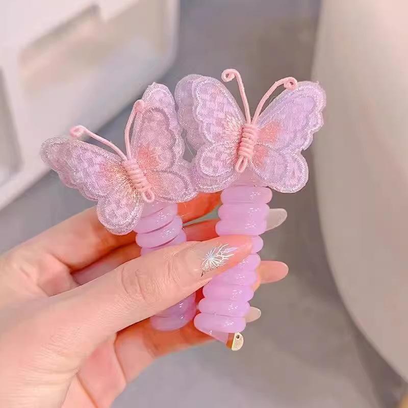 Highly Elastic Butterfly-patterned Telephone Cord Hair Tie for Girls 1PC
Highly Elastic Butterfly-patterned Telephone Cord Hair Tie for Girls 1PC