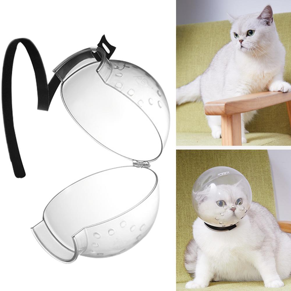Pet Cat Adjustable Hood Breathable Kitten Transparent Anti-bite Grooming Muzzle White/M
Pet Cat Adjustable Hood Breathable Kitten Transparent Anti-bite Grooming Muzzle White/M