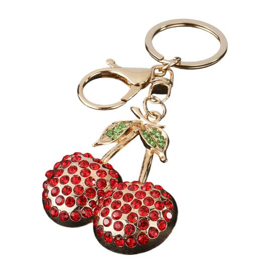 Cherry Keychain Sparkling Rhinestones Lobster Clasp Keyring Cute Fruit Bag Charm Birthday Gift for Women Girls красный
Cherry Keychain Sparkling Rhinestones Lobster Clasp Keyring Cute Fruit Bag Charm Birthday Gift for Women Girls красный