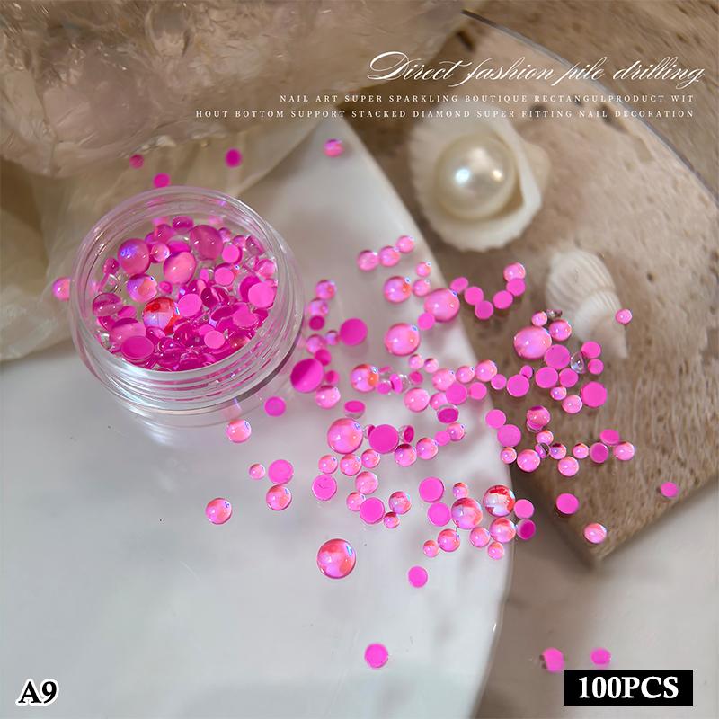 1Box Mermaid Bubble Nail Rhinestone Colorful Bubble Bead Aurora Effect, Hemispherical Glass Decoration A9
1Box Mermaid Bubble Nail Rhinestone Colorful Bubble Bead Aurora Effect, Hemispherical Glass Decoration A9