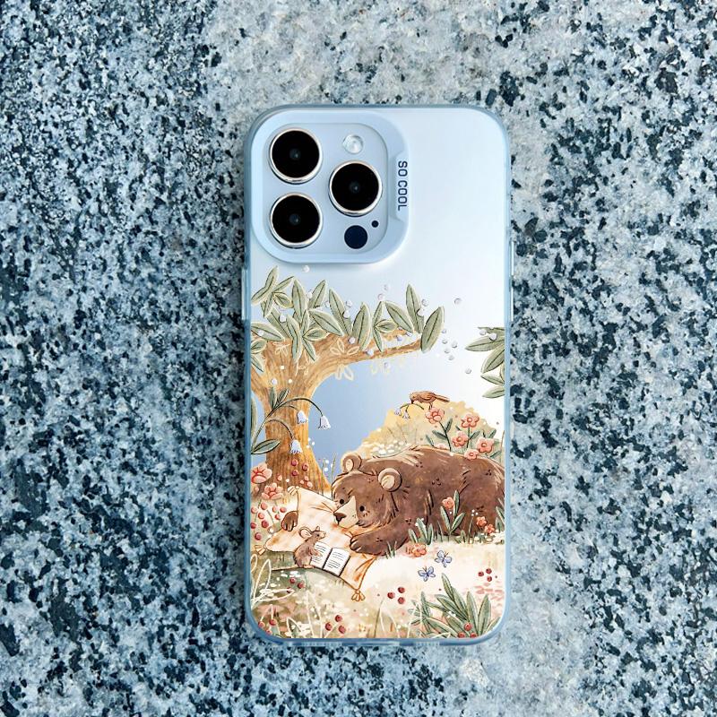 Cartoon Animal Leisure Time Phone Case For iPhone 16 11 12 14 15 Pro Max 16 15 14 Plus 13 Mini Pro Max Shockproof Laser Covers iphone 15Plus
Cartoon Animal Leisure Time Phone Case For iPhone 16 11 12 14 15 Pro Max 16 15 14 Plus 13 Mini Pro Max Shockproof Laser Covers iphone 15Plus