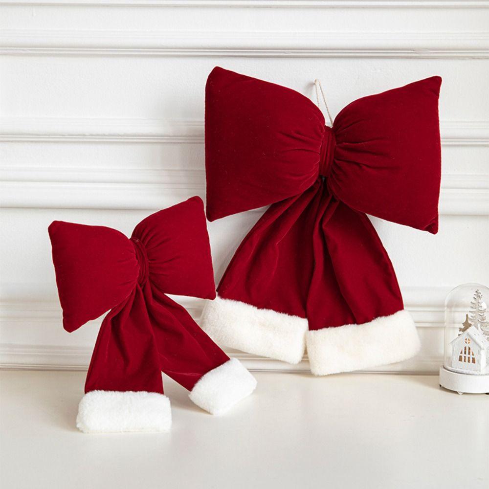 Large Size Christmas Plaid Bowknot Elegant Ribbon Bowknot Decorations Festive Indoor Home Decor Red Villus-12cm
Large Size Christmas Plaid Bowknot Elegant Ribbon Bowknot Decorations Festive Indoor Home Decor Red Villus-12cm